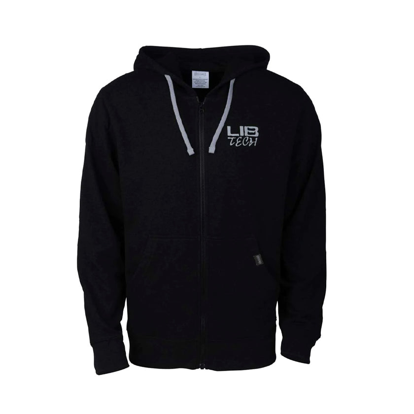Lib Tech Logo ECO Hooded Zip - Black - M