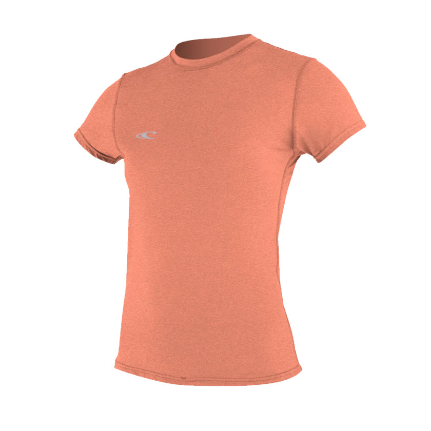 O'Neill Women's Hybrid S/S Sun Shirt Light Grapefruit