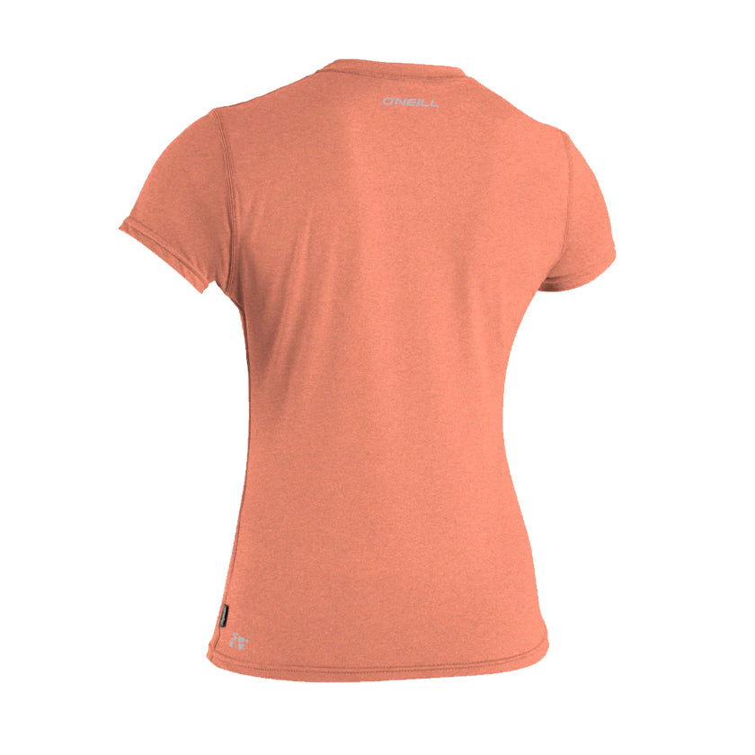 O'Neill Women's Hybrid S/S Sun Shirt Light Grapefruit